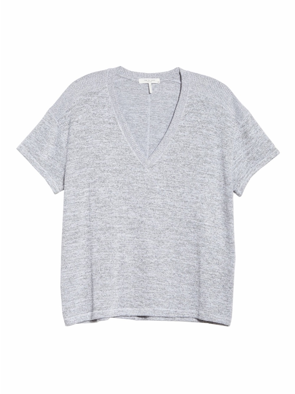 rag & bone Avryl Space Dye V-Neck Sweater T-Shirt